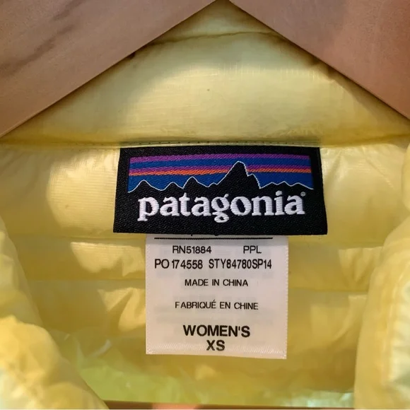 Patagonia // Yellow Ultralight Down Vest - XS - Picture 10 of 11
